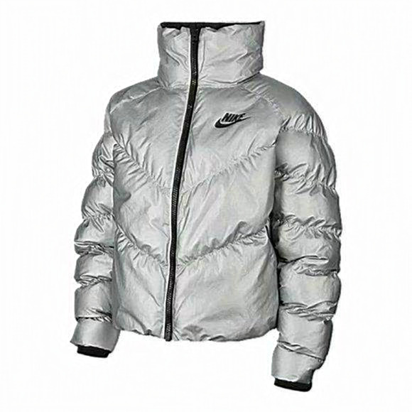 NWT New Nike Sportswear Women's Insulated Shine‎ Jacket Women Size XL - Picture 1 of 13